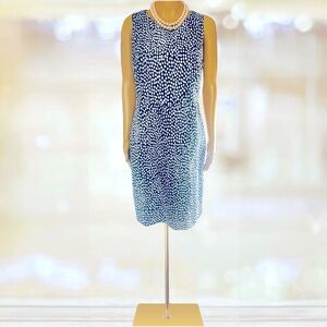 J. Crew NWT Textured Navy Retro Business Dress 8